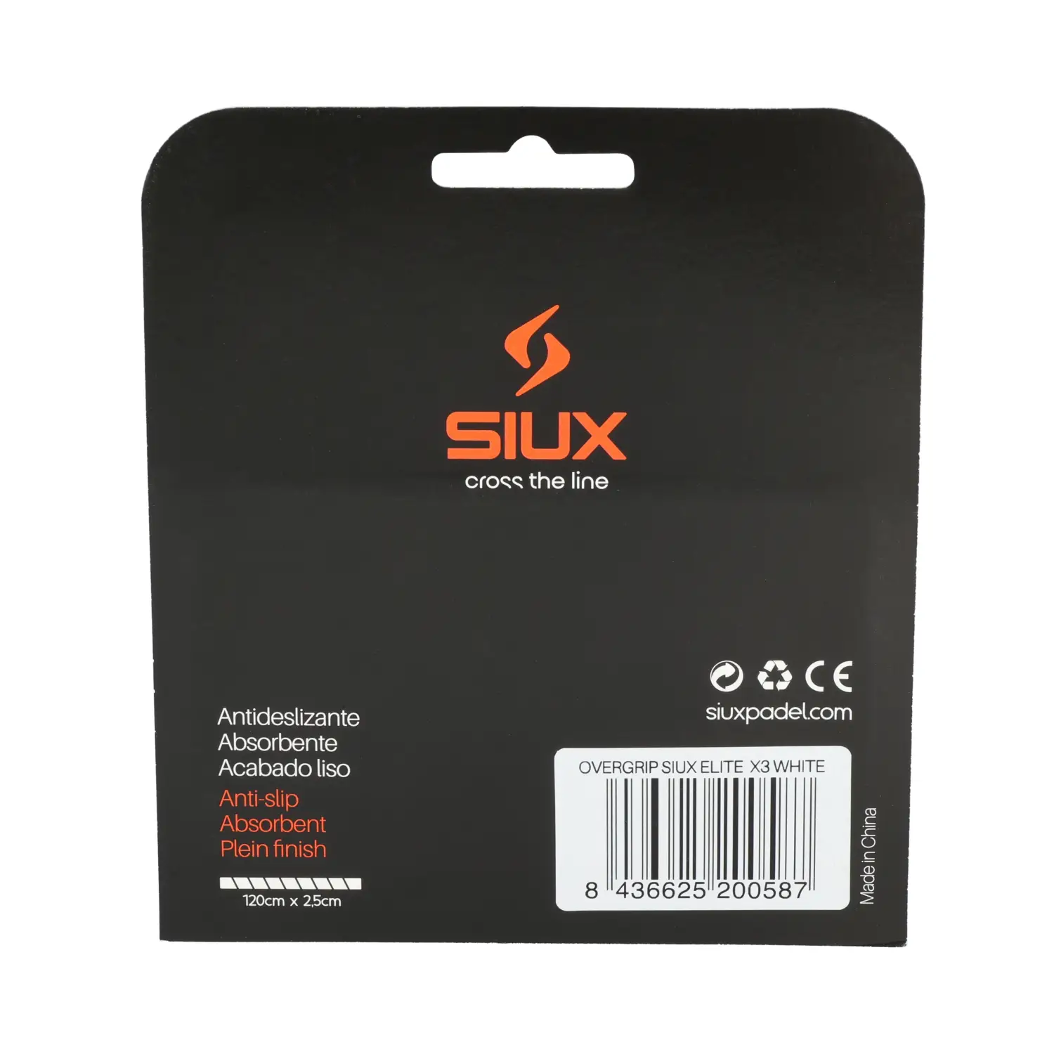 SIUX OVERGRIP ELITE X3 WHITE