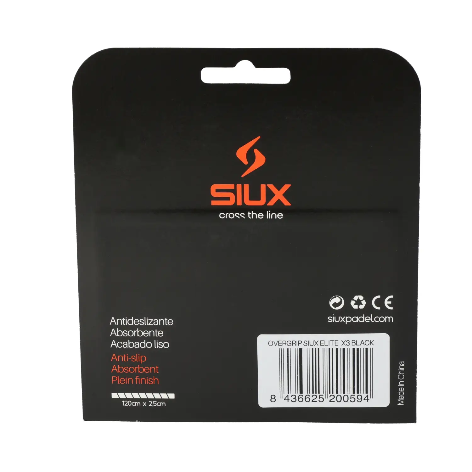 SIUX OVERGRIP ELITE X3 BLACK