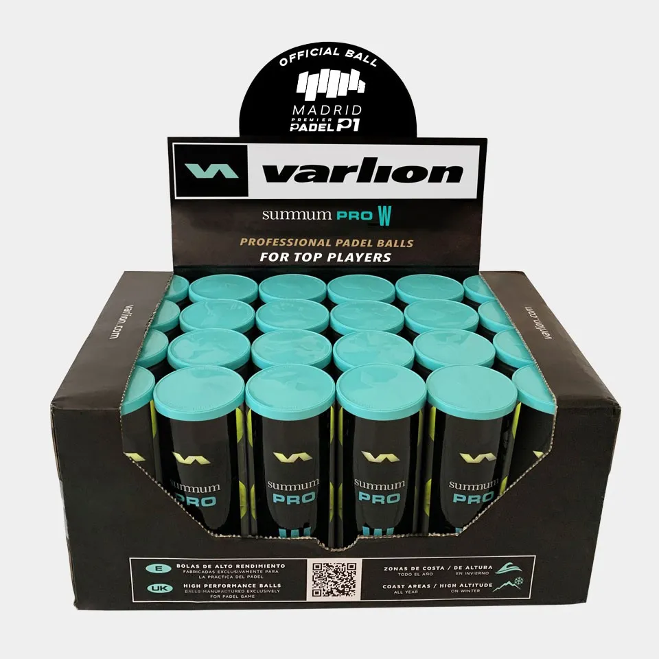 BOX OF 24 CANS OF 3 VARLION SUMMUM PRO W BALLS